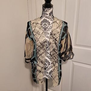 ‎Silk giraffe spotted covering